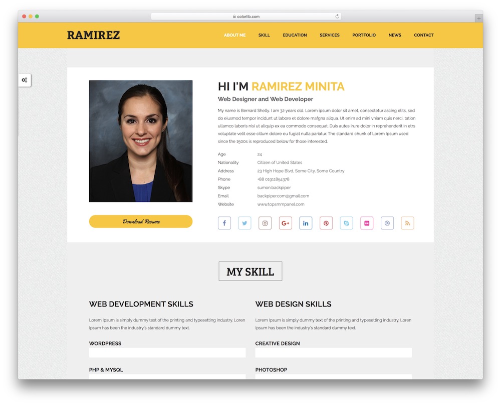 16 Best Resume Website Templates (In 2024) - ULTIDA