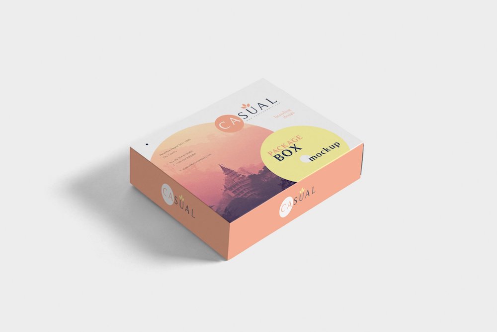 box packaging mockups