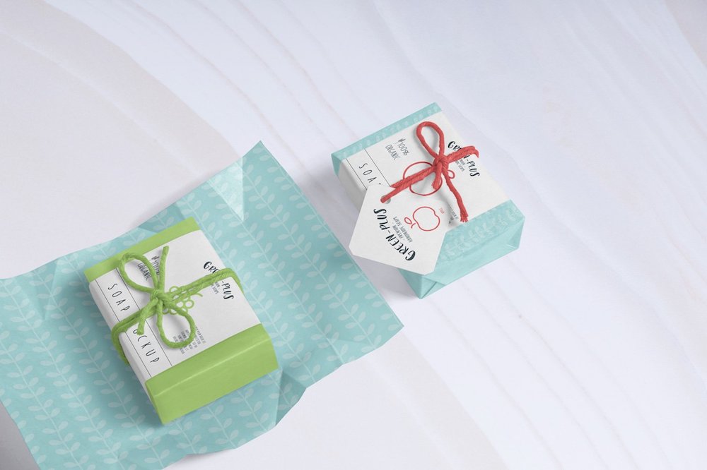 craft soap psd mockups