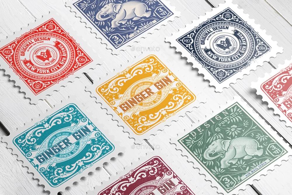 Download 9 Postage Stamp Mockups (High-Quality PSDs) 2021 - ULTIDA