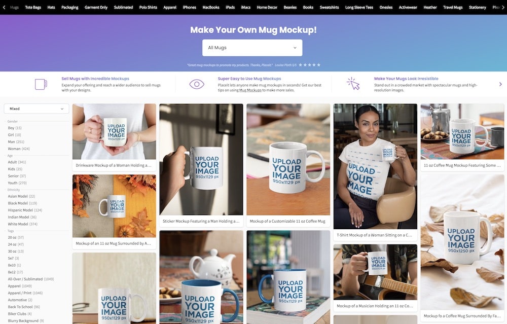 how to create a mug mockup without photoshop