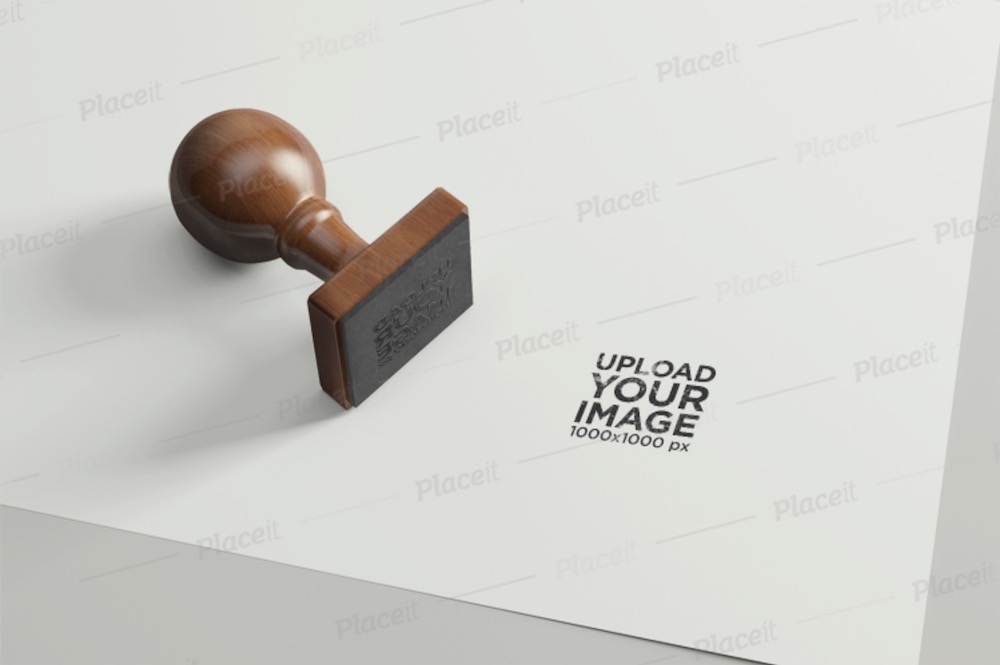 Ink Stamp Photoshop Mockup