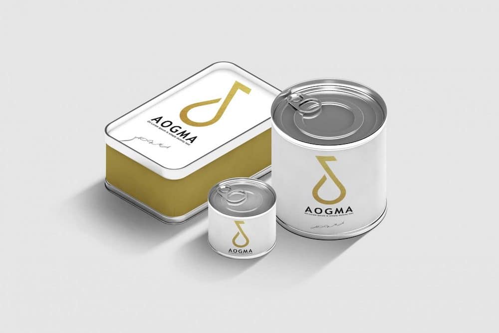 packaging containers psd mockup