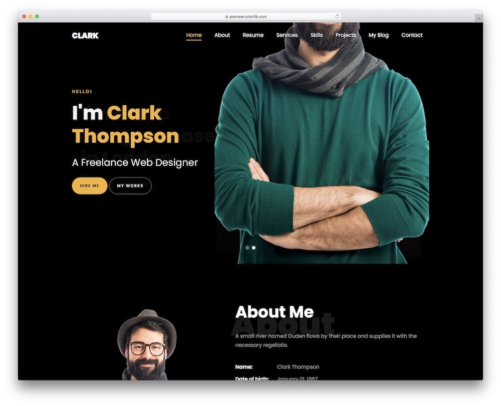 16 Best Actor Website Templates (HTML + WP) 2023 ULTIDA