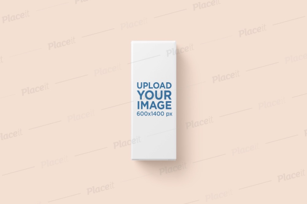 cosmetic packaging box mockup