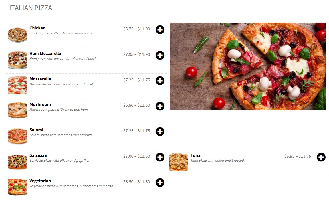 food online for woocommerce wordpress food ordering plugin