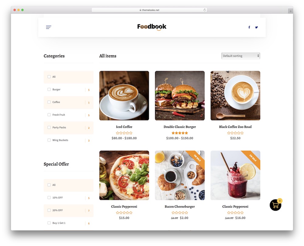 foodbook wordpress food ordering plugin