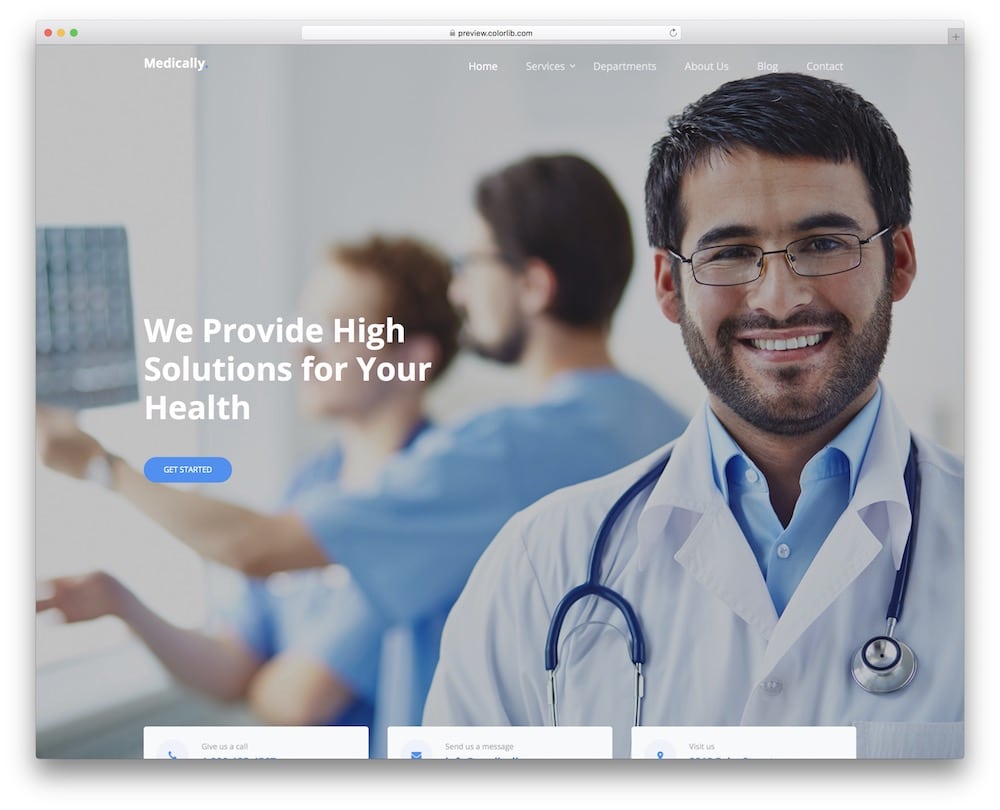 medically free dental clinic website template