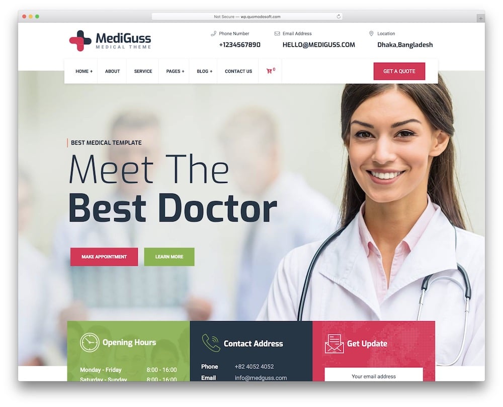 14 Best WordPress Hospital Themes (2025) - ULTIDA