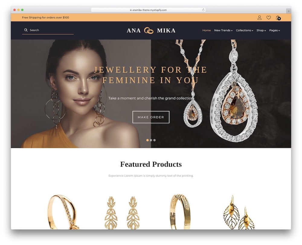 anamika shopify jewelry theme