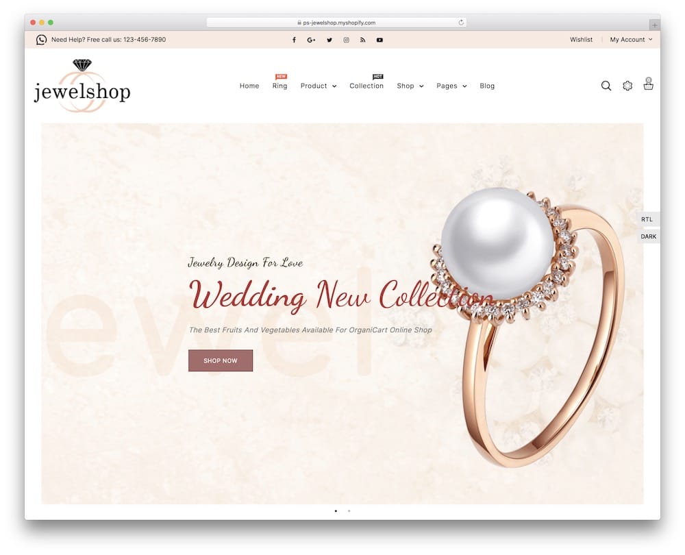 jewelshop shopify jewelry theme