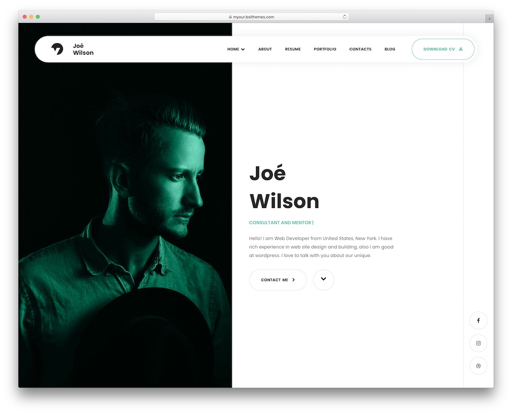 myour white wordpress theme