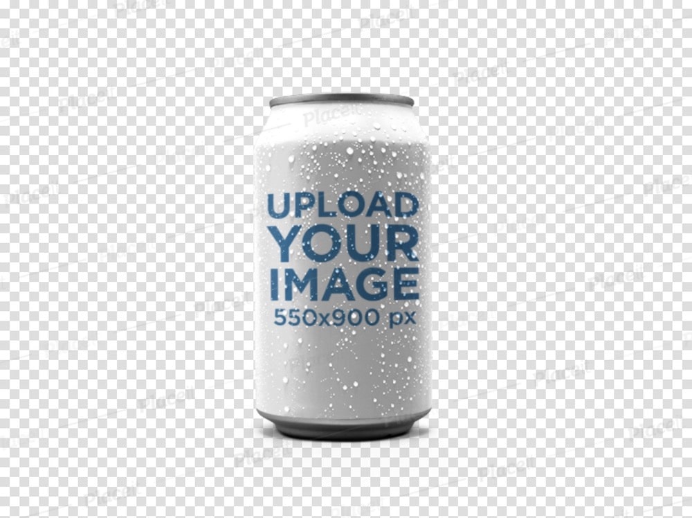 330ml Soda Or Beer Can Mockup 