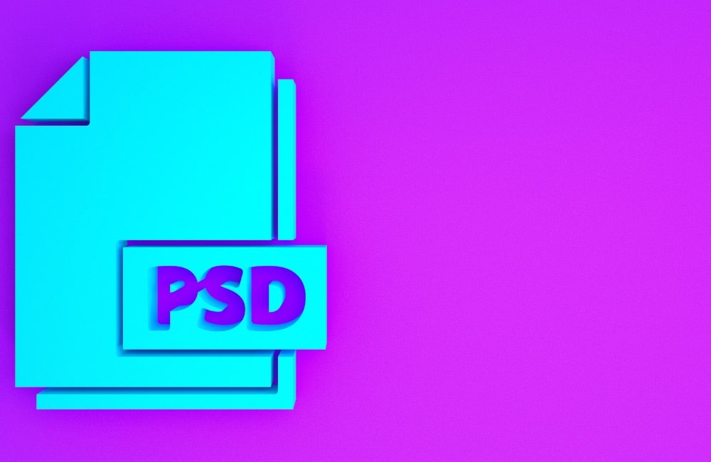 how to create a layered psd file