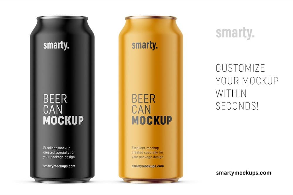 16 Best Beer Can Mockups (Tested 2024) - ULTIDA