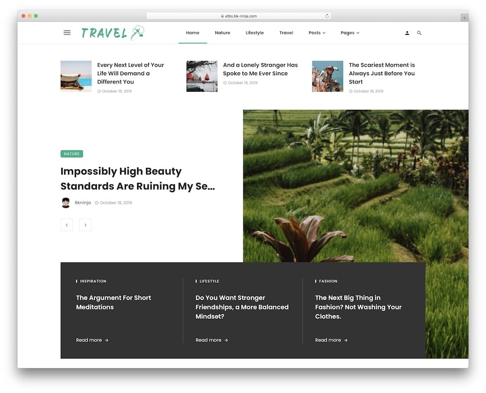 ceris travel blog wordpress theme