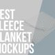 fleece blanket mockups