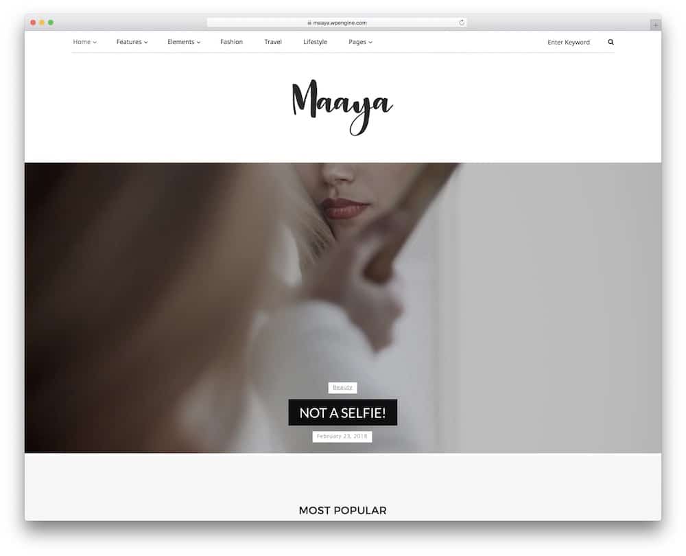 maaya travel blog wordpress theme