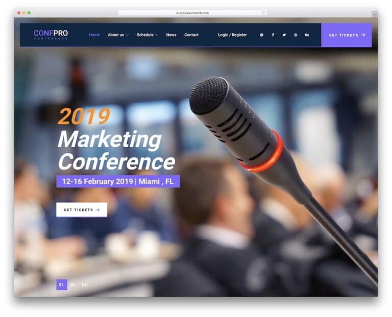 16 Best Event Website Templates for Conferences & More