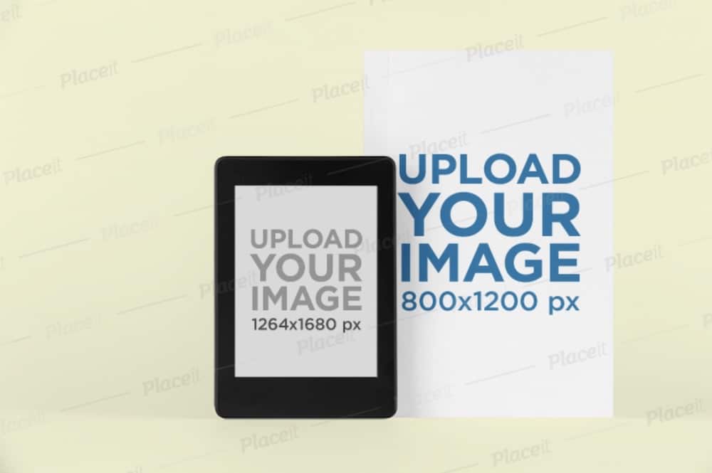 Download 16 Free & Premium Kindle Mockups 2021 - ULTIDA