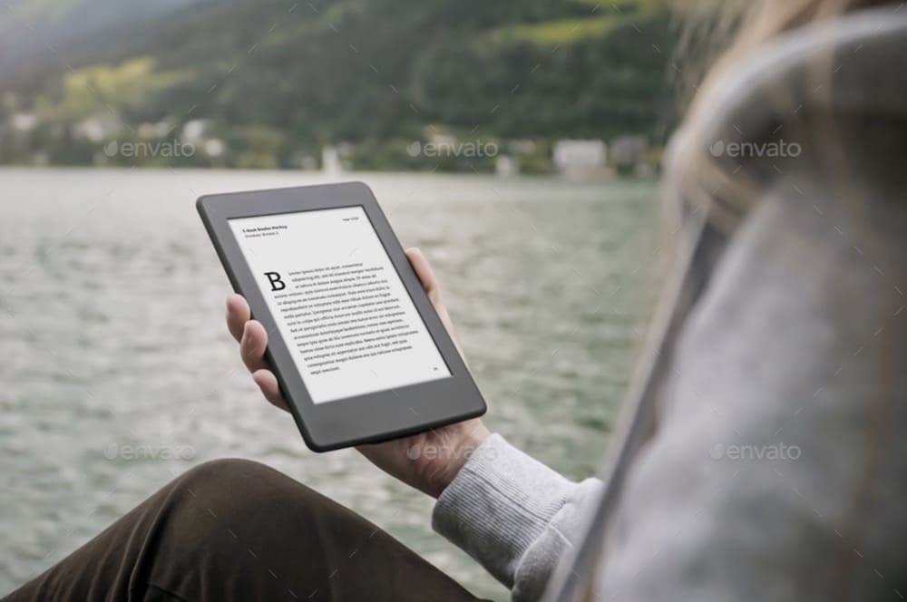 Kindle eBook Mockup - Mockup Daddy