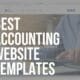 accounting website templates