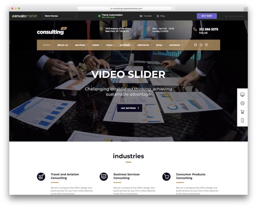 consulting accountant website template