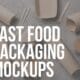 fast food packaging mockups