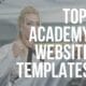 academy website templates