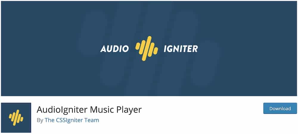 audioigniter free wordpress audio player plugin