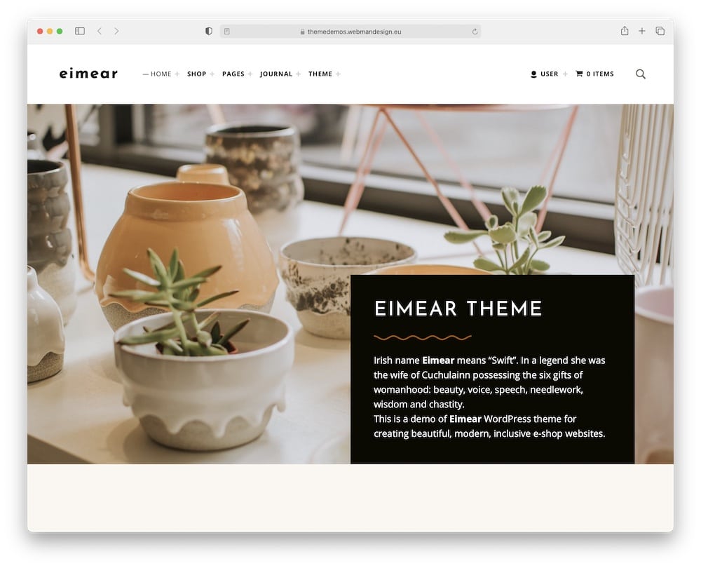 eimear beaver builder wordpress woocommerce theme