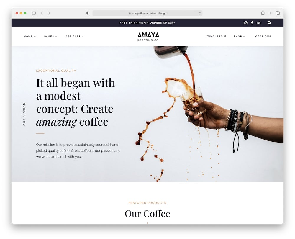 amaya multilingual wordpress theme