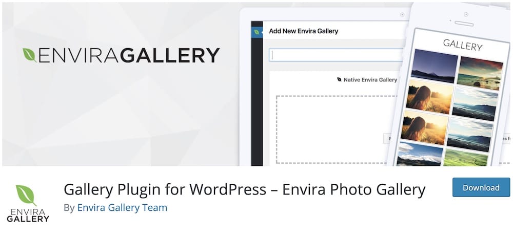 envira free wordpress gallery plugin