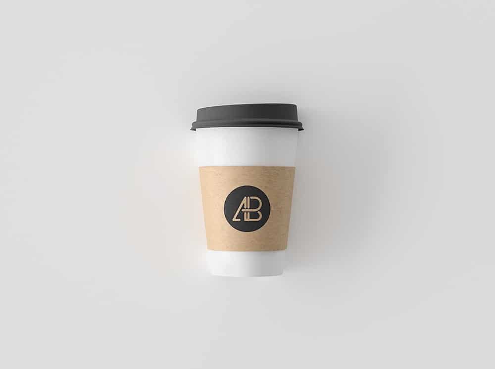 Paper Cup Holder Mockup