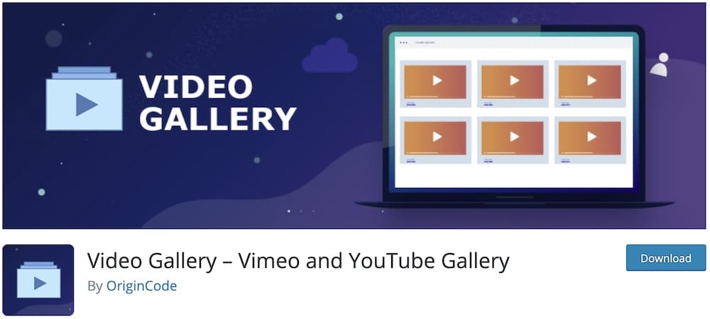 vimeo and youtube free wordpress gallery plugin