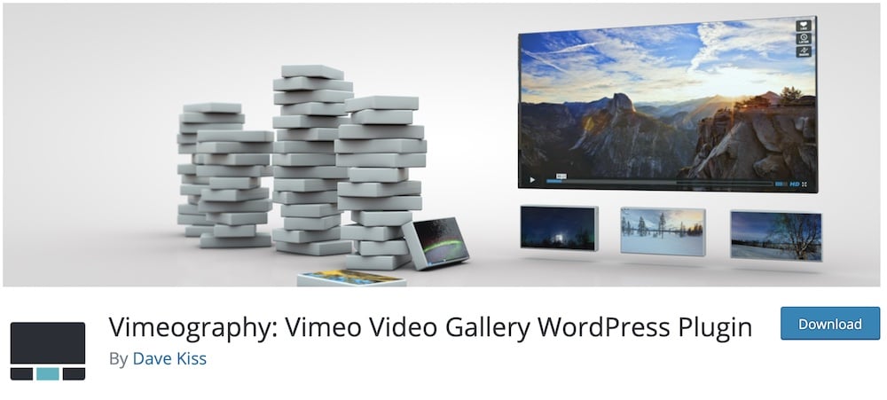 vimeography free wordpress video gallery plugin