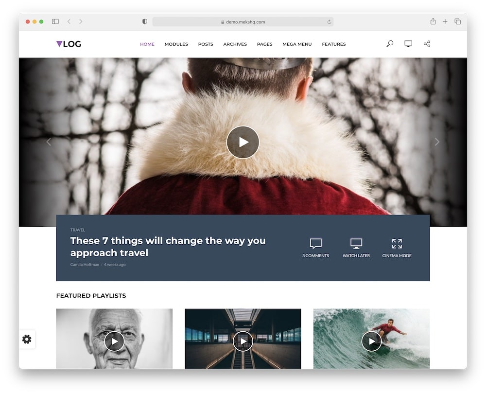 vlog wordpress theme