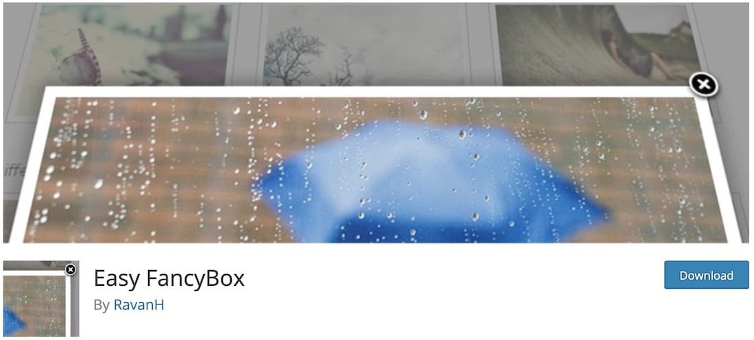 easy fancybox free wordpress lightbox plugin