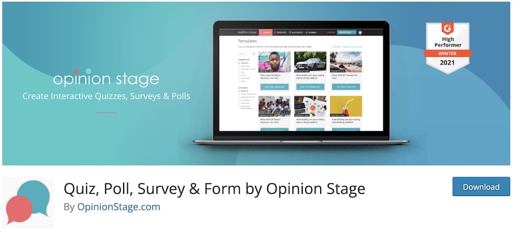 opinion stage free wordpress survey plugin