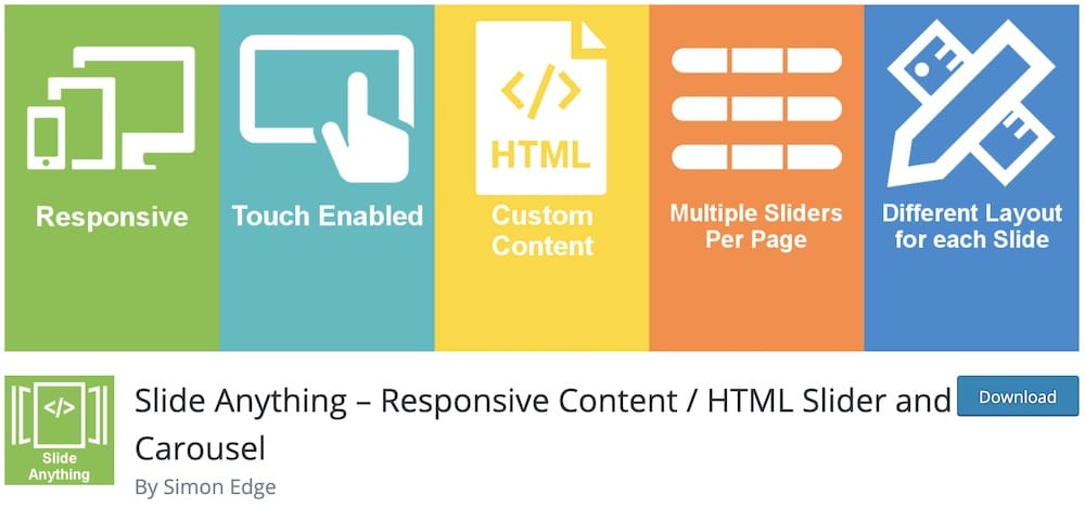 slide anything free wordpress slider plugin