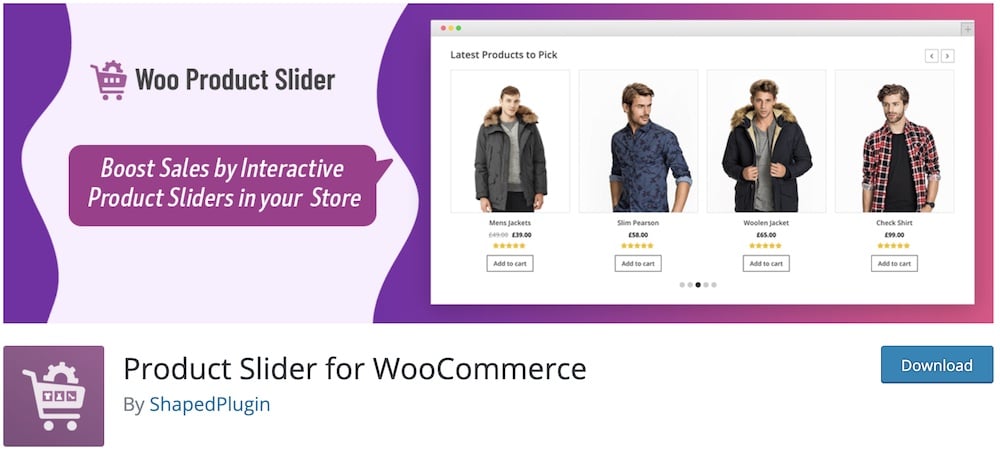 woocommerce product slider wp plugin