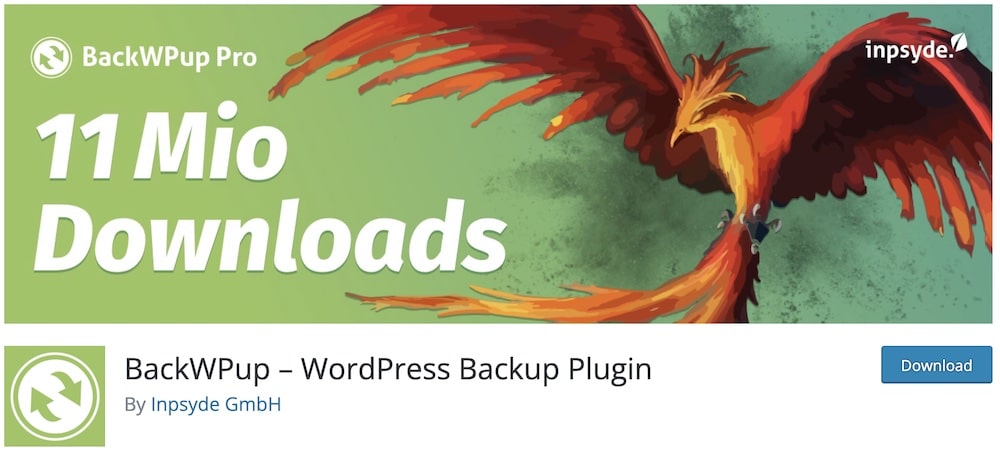 backwpup free wordpress plugin