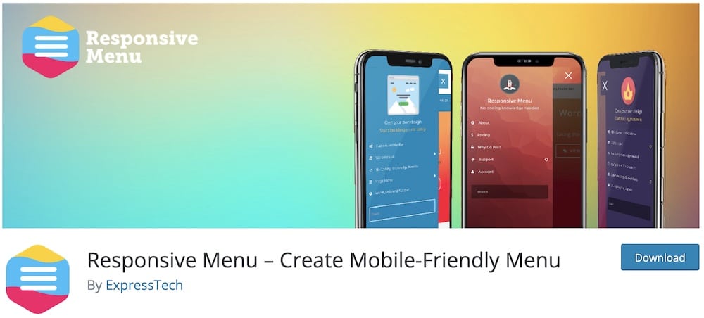 responsive menu free wordpress plugin