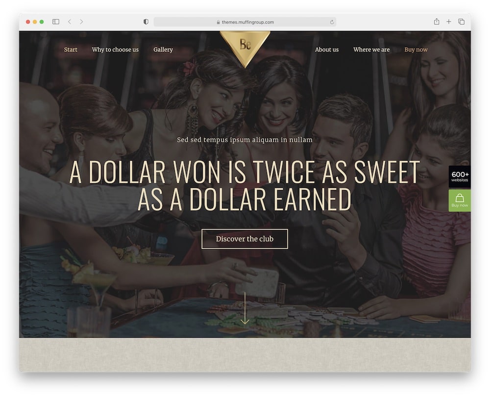 betheme wordpress casino theme