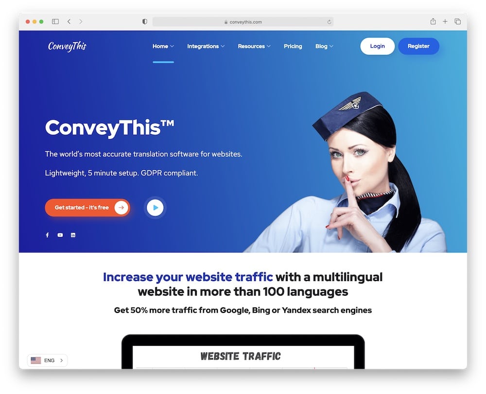 conveythis translation software for wordpress