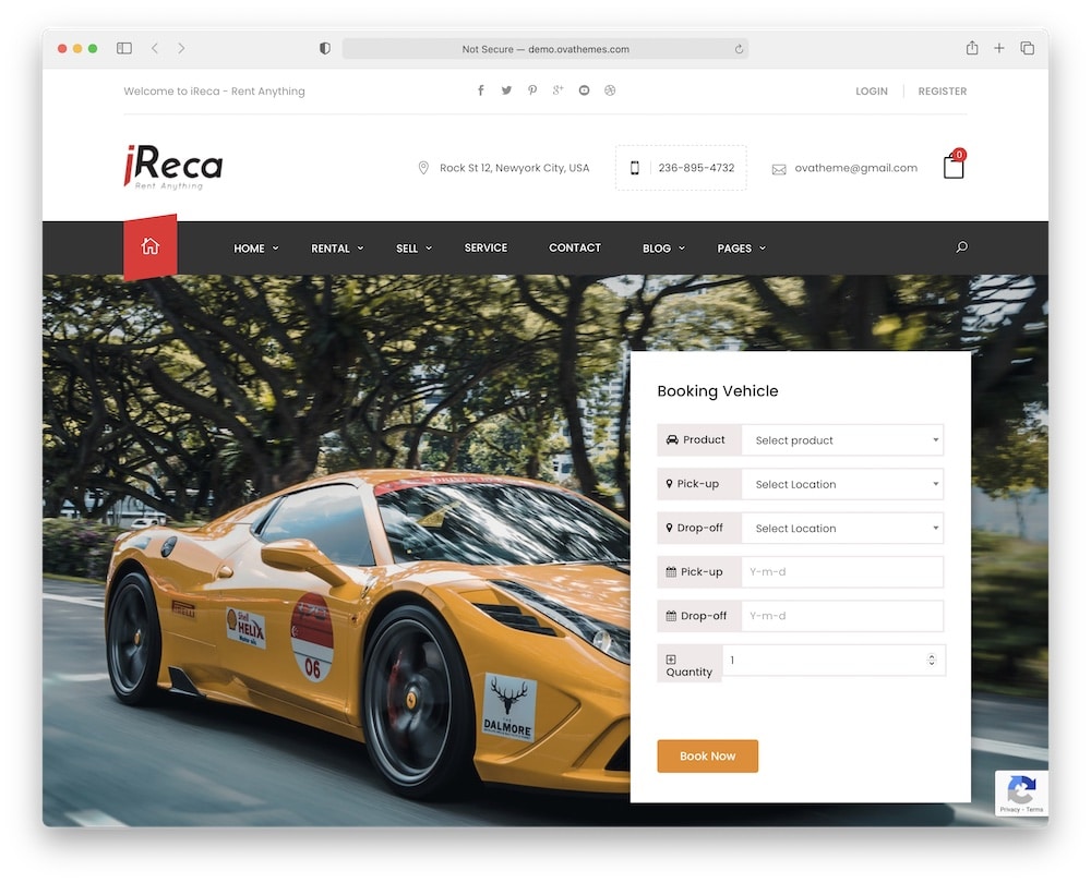 12 Best Car Rental WordPress Themes (Tested 2024) - ULTIDA