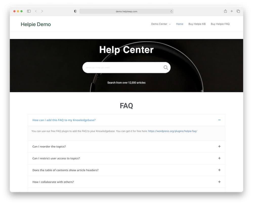 Helpie WP - WordPress Knowledge Base Plugin with Frontend Editing