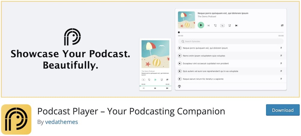 podcast player wordpress plugin for podcasters