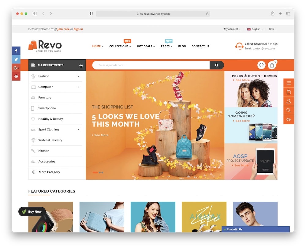 revo mega menu shopify theme