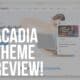 acadia wordpress theme review